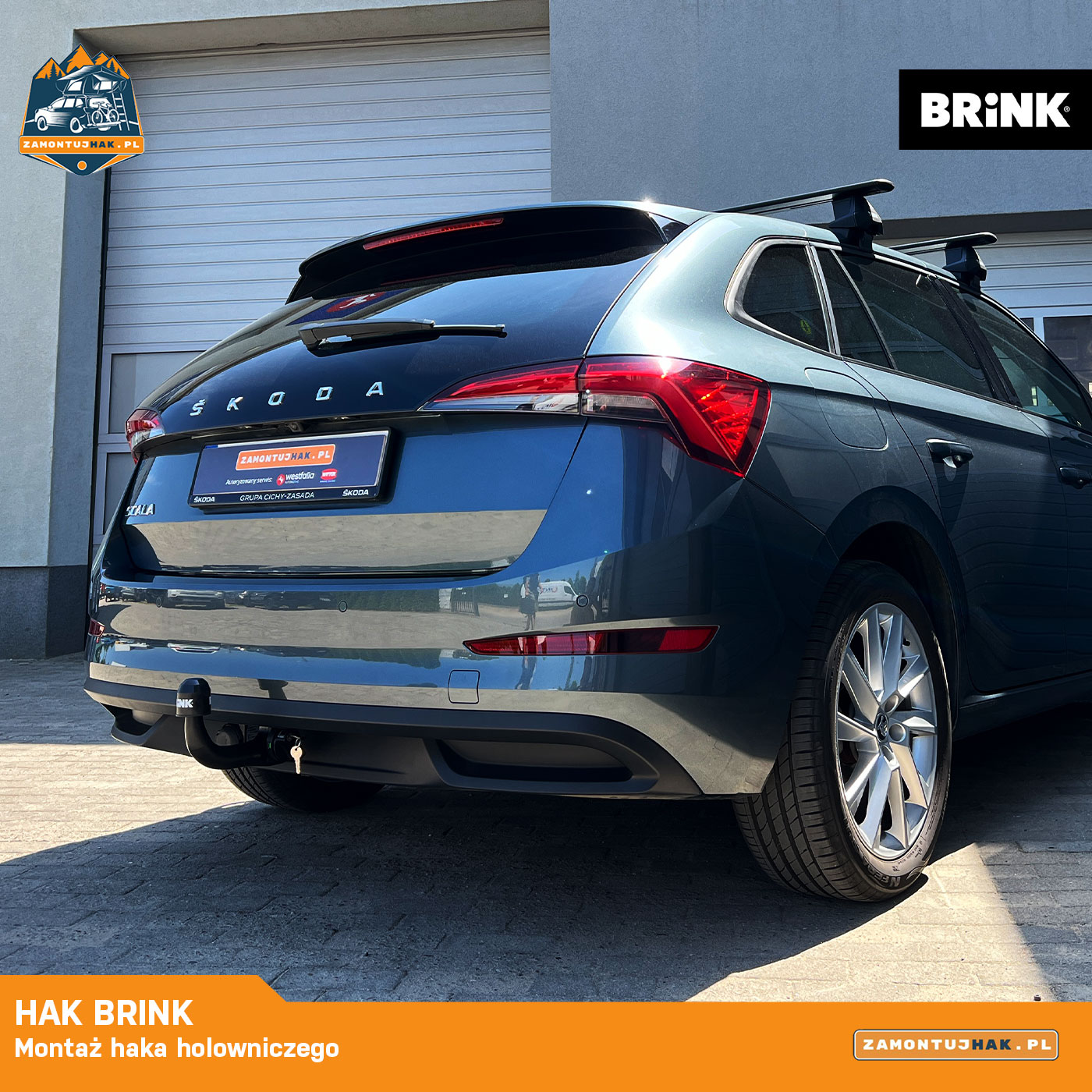 montaż haka Skoda Scala